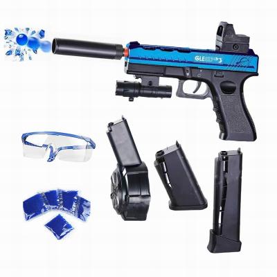 China Electronic Toy 2 in 1 Automatic Shooting Ball Splatter Airsoft Electric Toy Gun Water Beads Weapon Outdoor Sports Jelly Blaster for Adult Children for sale