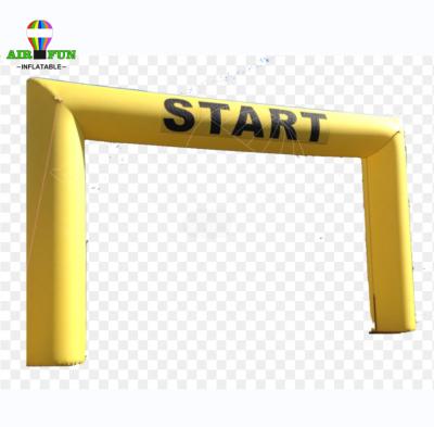 China Advertising / Event / Promotion / Decoration Customized Color And Logo Printing Start And Finish Inflatable Arch for sale