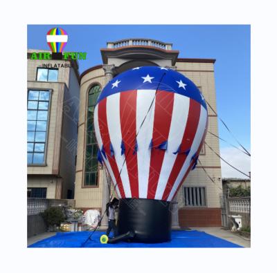 China Color Customized Giant Advertising Inflatable Ground Balloon 20ft Tall Advertising/Event/Promotion/Decoration Rainbow 6m for sale