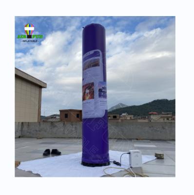 China Advertising/Event/Promotion/Decoration Advertisement Customized Giant Inflatable Tube Display LED Inflatable Lighting Column for sale