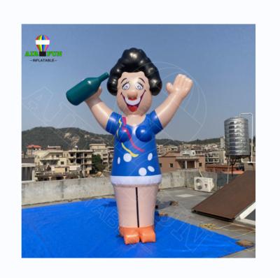 China Commercial Decoration Commercial Advertising Holland Inflatable Comics Sarah Advertising/Event/Promotion/Inflatable Balloon With Beer Bottle for sale