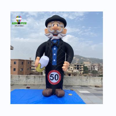 China Advertising/Event/Promotion/Decoration Giant Abraham Inflatable With Beer, Inflatable Dutch Holland Balloon for sale