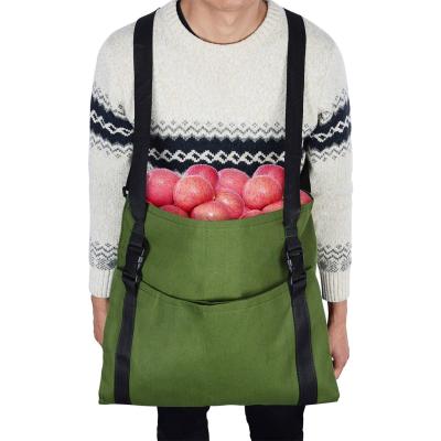 China Hot Sale Polyerster New Product Harvest Apple Fruit Picking Bag Berry Garden Picking Bag for sale