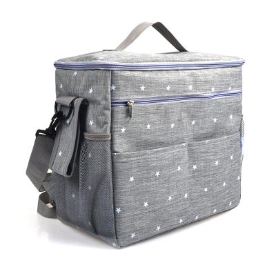 China Hot Selling Good Quality Polyester Cross - Body Baby Diaper Bags Backpack For Mothers for sale