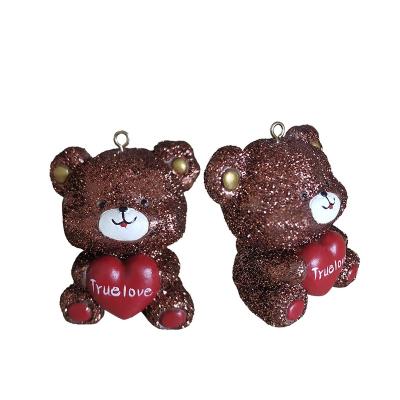 China Hot Selling Home Holiday Decoration Valentine's Day Gift Bear Ornament for sale