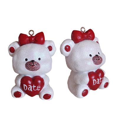 China Holiday Valentine Hot Selling Resin Art Collectibles Valentine's Day Gifts Lovers Gifts Back Decorations for sale