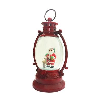 China Europe Customholiday Decoration Santa Lantern Spinning Christmas Led Lantern for sale