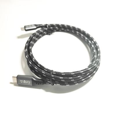 China Amazon Hot Selling MP3/MP4 Player Certified USB4 20Gbps Charger PD Cabl USB USB C Cabl For Mac Book Pro for sale