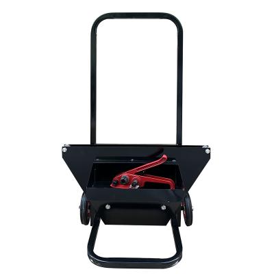 China Manual Packing Manual Packing Dispenser Heavy Duty Steel Strapping Trolley For Transportation for sale