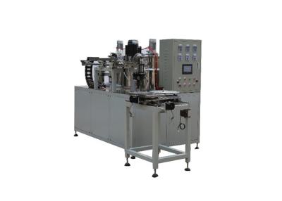 China Hot Melt Air Filter Making Machine Four Axis Glue Filling Fully Automatic for sale