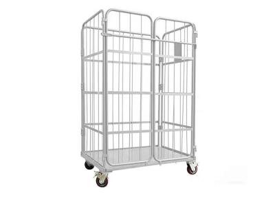 China Plastic Spraying Logistics Turnover Wire Mesh Storage Cages 50x100 Movable for sale