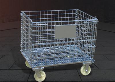 China 6mm Carbon Structural Steel Pallet Cages Electrostatic Spraying for sale