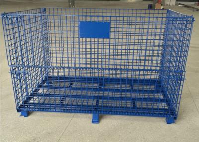 China 5mm Plastic Spraying Mesh Cage Storage Folding Multifunctional Cart for sale