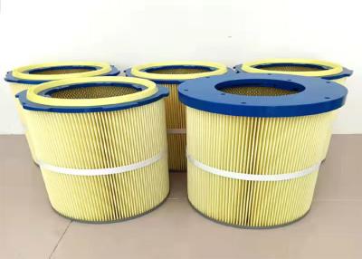 China Polyester Fiber Film Covered Air Filter Element 99.8% Welding Smoke Dust Collector for sale