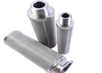 China Candle Type Mesh 2um Stainless Steel Sintered Filter Element for sale