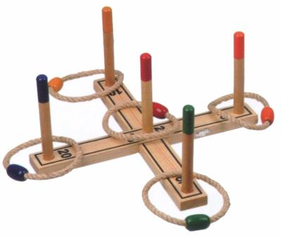 China Small Wooden Fun Toys Set Kids Indoor Outdoor Games Set Wooden Tossing Game For Backyard Games for sale