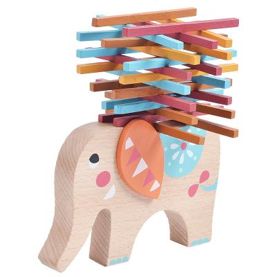 China Hot Selling Portable Elephant Game Stick Games Colorful Elephant Balance Game For Entertainment for sale