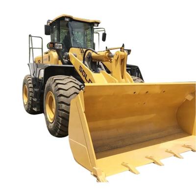 China Building Material Shops Construction Earth Moving Machine Used 5 Ton Front Wheel Loader For Sale for sale