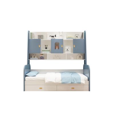 China Modern Solid Wooden Crib Room Furniture Single Bed 1.8m (Height) New Design Adjustable Furniture Kids Bed Boys for sale