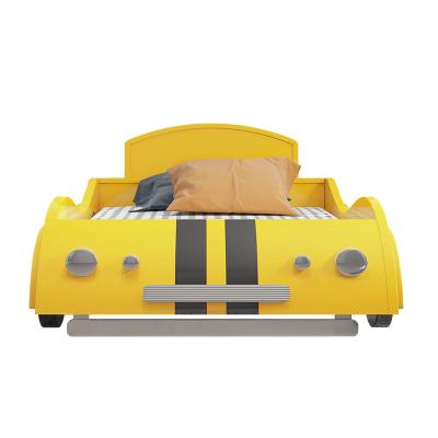 China Luxury Popular Racing Car Bed Kids Bedroom Boy Girl Furniture Car Design Shapes To Children Kids Car Bed for sale