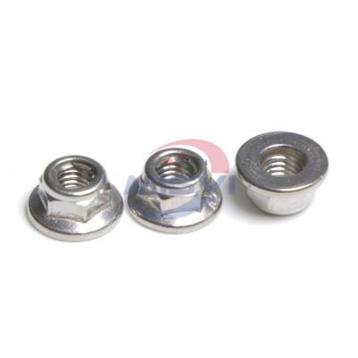 China Heavy Industry Factory Supply Stainless Steel DIN6923 Hex Flange Lock Nuts for Bolt for sale