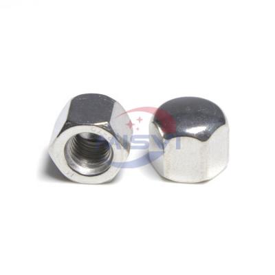 China Heavy Industry M3 M4 M5 M6 M8 M10 M12 SS304 DIN917 Low Short Hex Cap Nuts for sale