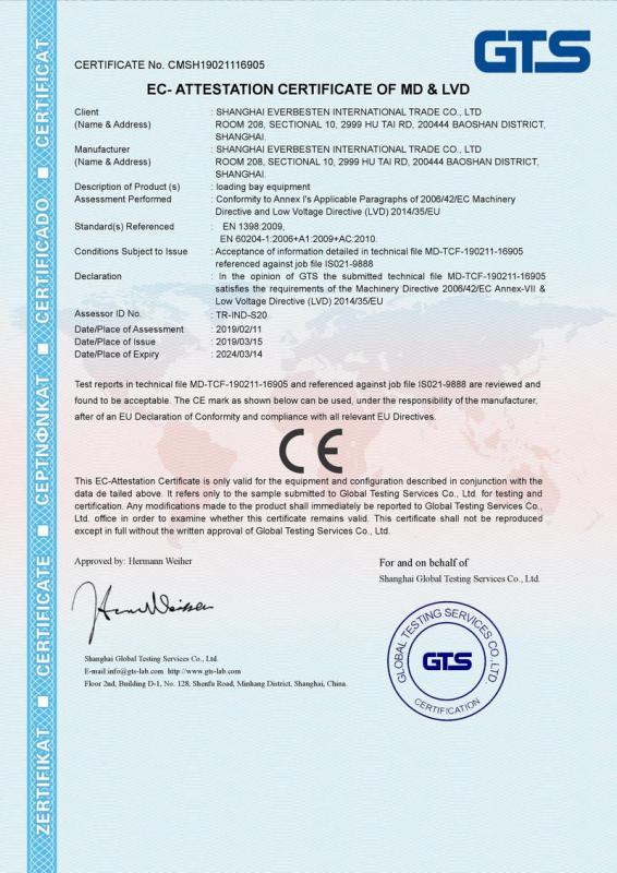 CE - Shanghai Everbesten International Trade Co., Ltd.