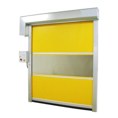 China Durable And Good Working Rolling Up PVC Color Rail Plastic Industrial Interior Shutter High Speed ​​Door Fast for sale