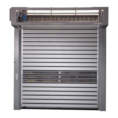 China Modern hot sale glass and aluminum prices grille roller shutter transparent garage high speed hard panel door for sale