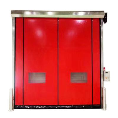 China Modern Industrial Shutter Dustproof High Speed ​​Plastic Sheet Zipper Door for sale