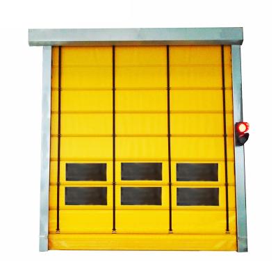 China High Cycle Using Application Wearhouse Custom Durable Rolling Up High Speed ​​PVC Stacking Door for sale