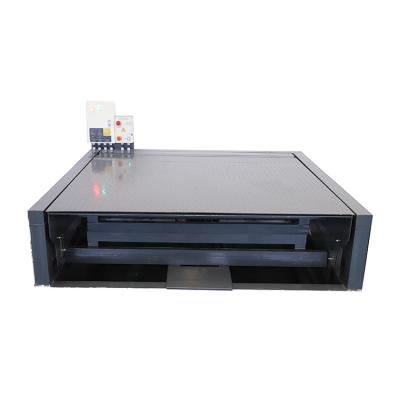 China Building Material Stores Loading Hydraulic Telescopic Dock Leveler With Large Capacity for sale