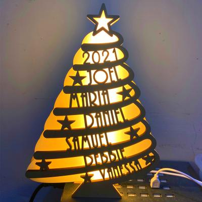 China Children's Decorative Projector Xmas Promotion Gifts Decorations Outdoor Christmas Tree Led Lights for sale