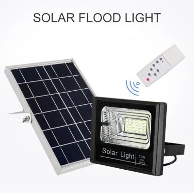 China Aluminum Square Solar Floodlight 10W Solar Motion Sensor Flood Light for sale