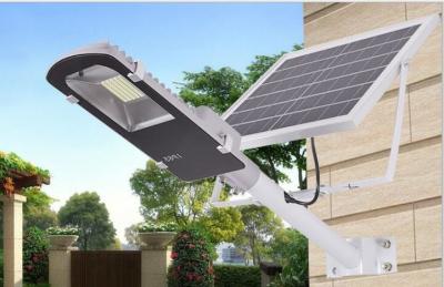 China Aluminium 20W Solar Street Lights 90LM/W Solar Panel Street Light for sale