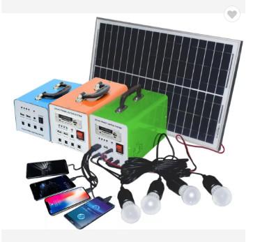 China 9AH 20W Solar Lighting System For Home Solar Dc Home Lighting System for sale