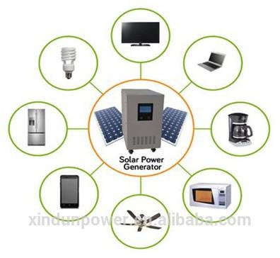 China Home 12VDC 500W Solar PV Power System Low Frequency zu verkaufen