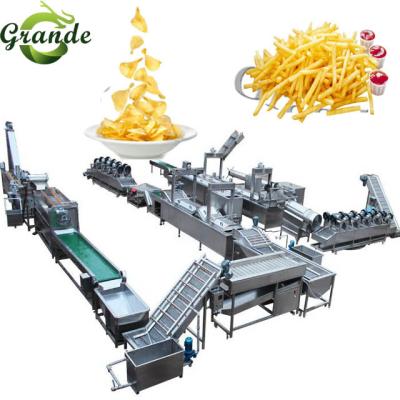 China Full Automatic Chips Production Line Potato Wedges Cutter High Efficiency Automatic Potato Wedges Machine for sale