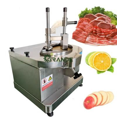 China food & Industrial Automatic Beverage Factory Stainless Steel Frozen Meat Slicer Sausage Slicing Machine for sale