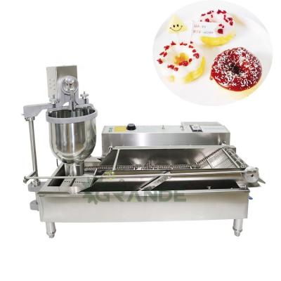 China Hotels Commercial Mini Cheese Donut Deep Fryer 3 Shape Lokma Ball Pon De ring Mochi Donut Machine for sale