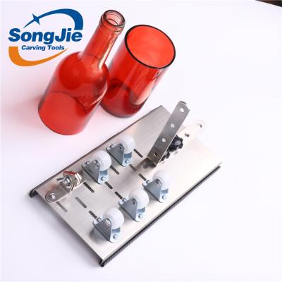 China Round Bottle Cutter SONGJIE Bottle Cutter Glass Bottle Diamond Cutter Cutting Thickness 3-12mm Glass Bottle Cutter Set for sale