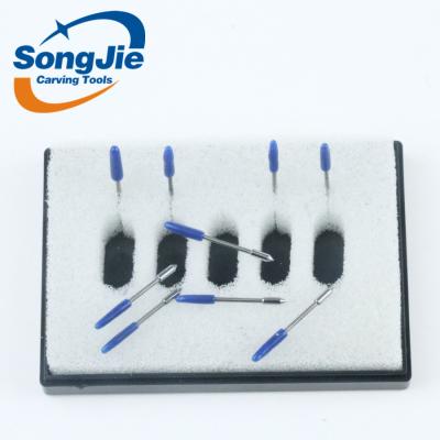 China Cutting Knife Engraving Blade / Knife Cutting Carbide / Plotter Tungsten Carbide Plotter Blade for sale