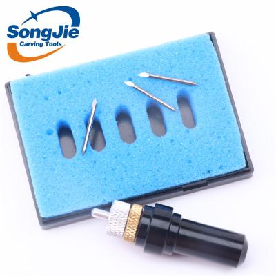 China SONGJIE Tungsten Carbide Tungsten Carbide 30 45 Blade and 60 Degree Compendium Plotter Holder for sale