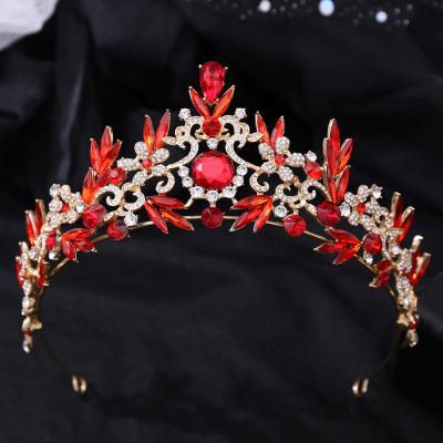 China Tiara Crown Baroque Wedding Bridal Luxury Tiara Luxury Crystal Pageant Crown for Bride Wedding BRIGHT Hair Accessories DA294 for sale