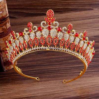 China New New Bridal Crown BRIGHT Korean Wedding Bridal Crown Alloy Rhinestone Tiara Headdress Accessories DA079-1 for sale