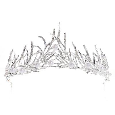 China DA063 Handmade Beaded Bridal Crown BRIGHT European Wedding Bridal Hair Jewelry Anniversary Tiara Accessories for sale