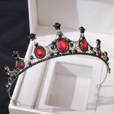 China SMART Bridal Hair Accessories Birthday Party Bride DA118 Black Wedding Tiaras Bride Hair Accessories Tiara Crowns Headband for sale