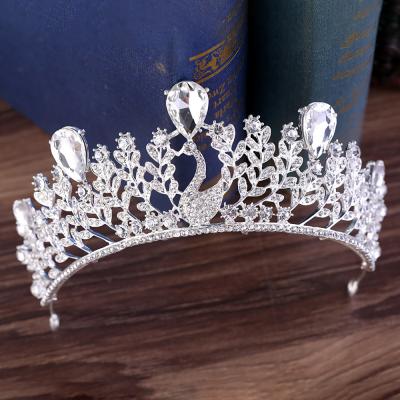 China Princess Rhinestone Bride Crown Tiara Baroque Wedding Tiara Bridal Hair Accessories Bridal Hair Accessories For Queen BRIGHT DA019 for sale