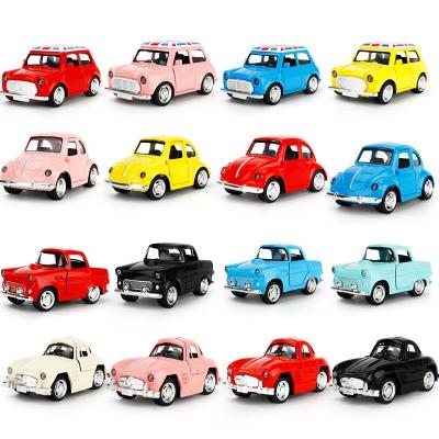 China Diecast toy YL4314 1/38 Q version scale alloy toy car model, model car diecast toy, metal car toys for sale