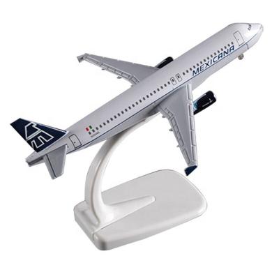 China Europe A320 16cm metal aircraft gifts and crafts model creative ornaments diecast aircraft for sale